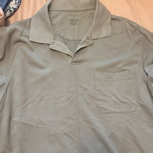 Van Heusen Light Gray Men's Polo Shirt